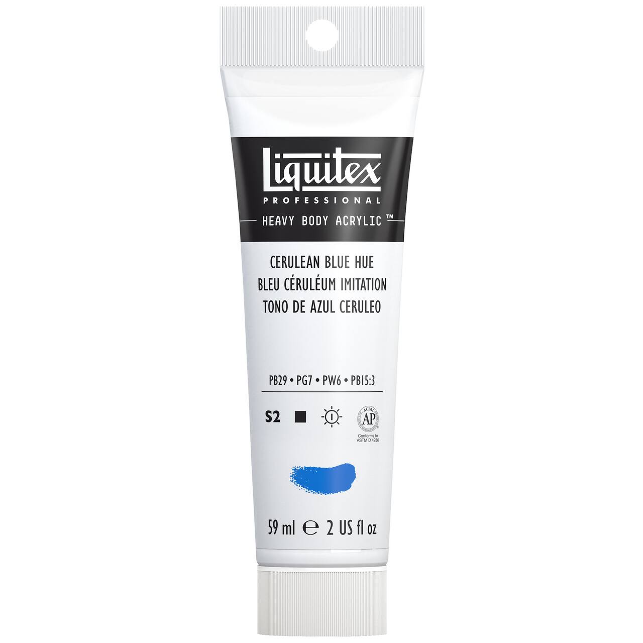 Peinture acrylique d'artiste à haute viscosité Heavy Body Acrylic de Liquitex, 59 ml